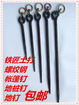 Rebar iron nail camping nail tent accessories steel greenhouse nail tent nail Bolt cattle and sheep ground nail garage nail