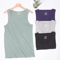 Yose big code Modale vest mens summer slim cut of ice silk bottom harnesses sleeveless sleeveless cross-bar sport sweatshirt