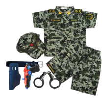 Childrens summer camouflage uniform Boys special forces suit Summer camp short-sleeved military uniform Walkie talkie toy equipment performance