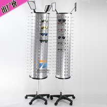 Yiwu Wuxiu aluminum plastic glasses frame Glasses rack Floor Moving glasses frame Rotating glasses display frame