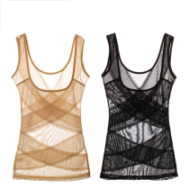 Ultra-thin summer sculpting clothes for womens vest body underwear thin post-natal tunic shirt slimming corset