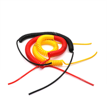 Pneumatic pu spring pipe air compressor air pump windpipe hose telescopic PU spiral wind pipe tire inflation pipe blowing dust pipe