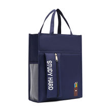 Student tote bag carrying book bag supplementary class tutoring class male and female primary school students Art bag file bag canvas supplementary bag