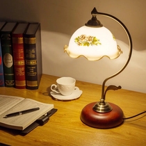 American retro table lamp bed head lamp creative brief about cozy romantic Republic of China nostalgic touch adjustable light manufacturer