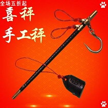 Handmade weighing scale household hand lever manual moving wedding scale small scale Wood ancient pole moving commercial