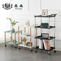 Beauty stroller beauty salon trolley rack Nordic nail special storage car instrument rack hairdressing tool cart