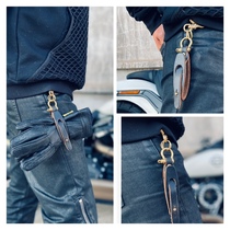 Stronghold Stronghold Genuine Leather Custom Key Buckle Retro Locomotive Gloves Clip Hareindian Cm Hot Sell