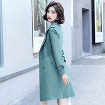 Windcoat jacket Girl 2022 New spring models This year the pop goddess Fan Temperament High-end Great Coat Autumn 2021