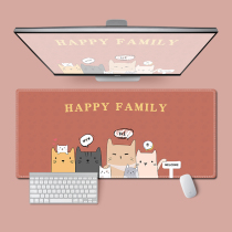 Computer Mouse Pad Super Large Personality Creative Notebook Keyboard Mat Custom Electric Race Games Desktop Mat for girls and girls Wrists Pads Secondary meta-motion Diffuse Thickening Lockside Students Desk Cushion Anti Slip