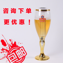 Beer barrel with faucet beer barrel Cola barrel container commercial gold silver draft beer cannon pot