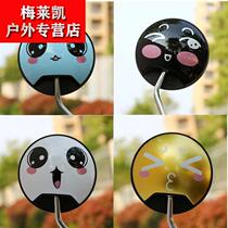 Cartoon creative smiley face cute expression Battery car rearview mirror sticker Electric motorcycle sticker decoration waterproof