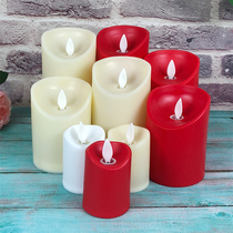 Performance plastic LED simulation electronic candle stage road lead hand-held blessing performance decorative prop lamp