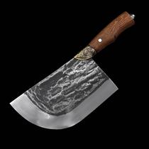 Longquan hand-forged butcher special bone cutting knife heavy bearing steel thickened bone knife commercial