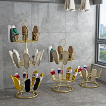 Household Slipper rack simple bathroom slippers bracket floor standing shoe rack multi-layer Sun shoe artifact simple drag shoe rack