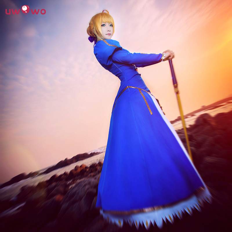 Fate Saber Cosplay costumes bhiner cosplay costume