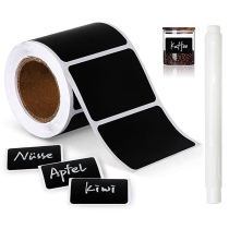 300-piece roll blackboard label Sticker PVC Removable Waterproof sticker Kitchen storage label Sticker Stationery supplies