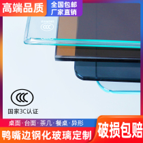 Tempered Glass customized tempered glass table panel coffee table glass table glass countertop round rectangular custom