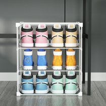 Shoe cabinet 2021 new household single row small living room transparent shoe box student dormitory bedroom single multi-layer shoe rack