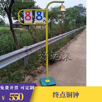 End Rattle bronze bell referee timing equipment copper bell moving wheel race track and field competition scoreboard