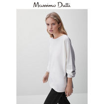 Massimo Dutti Womens Dress New Wool Blend Collage Lady Casual Fashion Stitch Sweater Sweater 05624526802