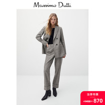 When the season ex-gratia Massimo Dutti woman dress thousands of birds Gwooly wool commuter wind lady suit jacket 06009609802