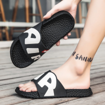 Mens slippers 2022 New summer non-slip casual I tug bath in-home wearing deodorant personality cool drag