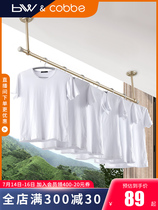 Cabe balcony fixed drying hanger top mounting hanger single pole hanging clothes drying Rod outdoor clothes drying Rod