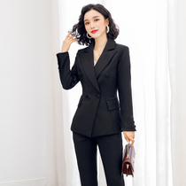  High-end professional suit suit temperament goddess Fan Hotel manager sales department overalls Female suit formal tooling