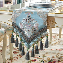 American table flag high-end living room tea table flag TV cabinet European luxury dining table cloth bed flag towel mat custom-made