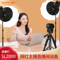 Shenniu photography lamp SL200W professional led video film and television anchor soft box spherical always bright Live Live fill light