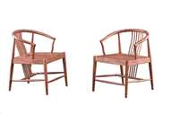 Round-backed armchair dining chair