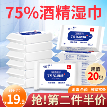Sailing King 75%-degree Alcohol Disinfection Wet Wipes Portable Sterilization Sanitary Hand Wipes Wet Wipes Pack 10 and 20 Pack