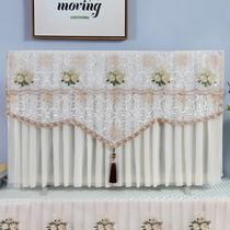 TV Hood 2021 New European dust cover simple modern light luxury wall cover TV cloth