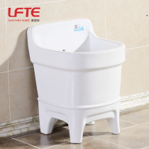Sanitary ceramic mop pond mop pond medium balcony mop trough mop trough mop pond household conjoined floor towing Basin
