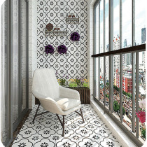 American style black and white tiles toilet floor tiles black and white tiles wall tiles 300 tiles tiles