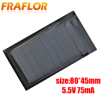 5 5V Solar drop panel polycrystalline panel DIY with charging battery sheet solar components 80 * 45mm