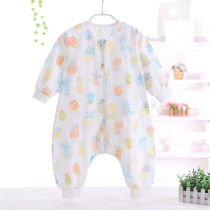 Baby Pure Cotton Cotton Cloth Sleeping Bag Baby Spring Autumn Summer Thin section Legs One-piece Clothes children Anti-kick air conditioning Sleeping Clothes