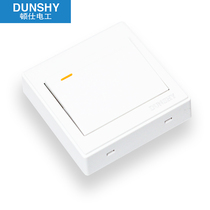 Type 86 wall switch Yabai Ming switch socket panel power light single open switch one open single control switch