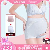 Japanese dog seal pregnant women underwear skin-friendly belly pregnancy shorts high waist seamless pants pregnant women size underwear
