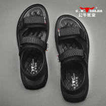 Bulls Family Sandals Mens Air Cushion 2021 New ins Trend Sports Leisure Summer Wear sandals