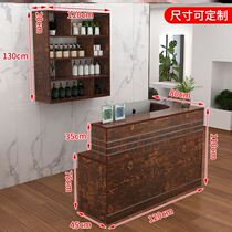 Arc-shaped new style corner collection shoe store corner cabinet Information desk drawer-style product Corner bar curved semicircle