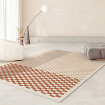 Retro Roman chessboard carpet with ancient wind living room sofa tapestry tapestry blanket bedroom minimalist modern plaid wind carpets