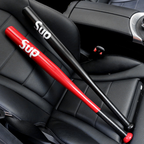 Tide brand car baseball bat Alloy steel thickened fighting self-defense baseball bat Baseball bat mens and womens car self-defense weapons