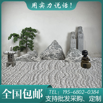 Natural Snow Wave Stone Slice Composition Indoor Withered Landscape scenery Taishan Stone Courtyard Villa Outdoor Fake Mountain View Stone