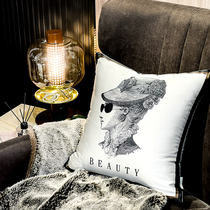 Fashion trend pillow Living room sofa Printed cushion Bedside wild pillow Office nap pillow Chair backrest
