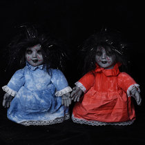 Halloween electric walking ghost doll horror scary toy haunted house house luminous props bar doll decoration