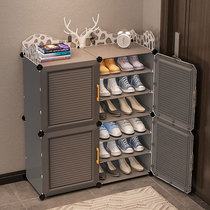 Shoe rack new 2020 explosive bedroom home door put indoor nice folding dormitory dust simple shoe cabinet