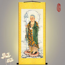 Jizang King Bodhisattva Buddha statue Buddha Buddha Temple Synagogue painting silk painting scroll painting