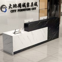 Cashier counter simple modern desk supermarket convenience shop small bar table company front desk reception desk