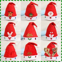 Christmas Christmas hat quality non-woven children Adults Christmas hats Santa hats Sweeping Code Gifts